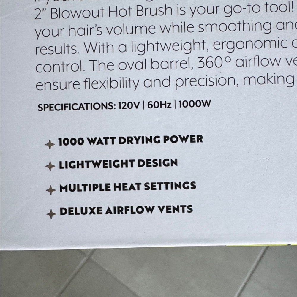 Fahrenheit Hot 2” Blowout Brush - Picture 3 of 8